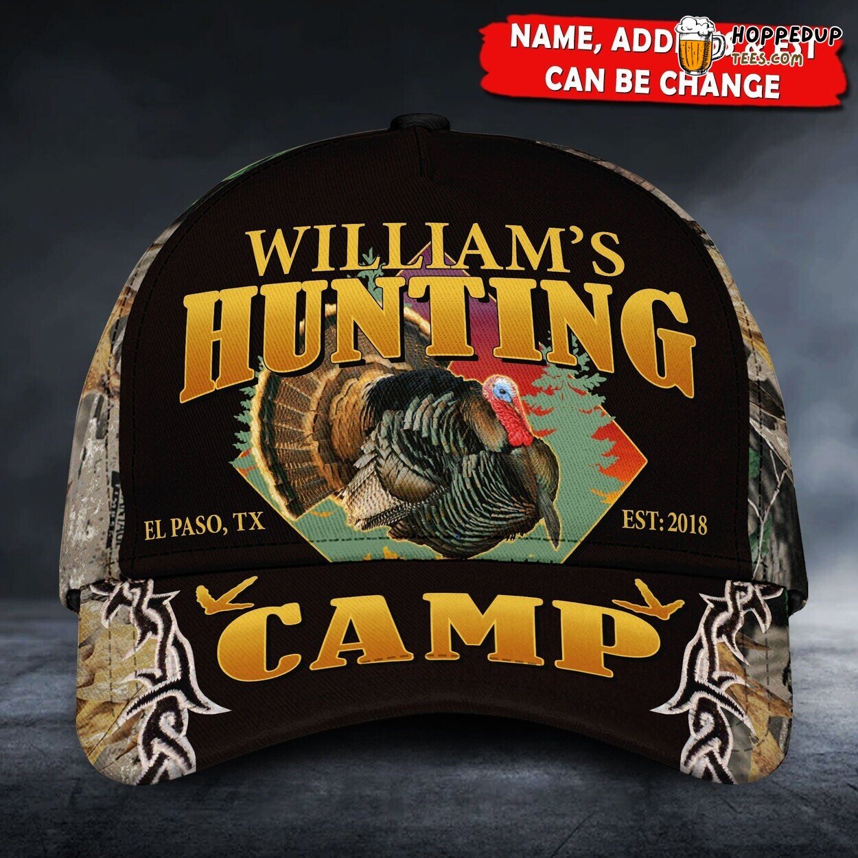 Personalized Classic Turkey Hunting Camp Best Gift Son Dad Husband Father’s Day