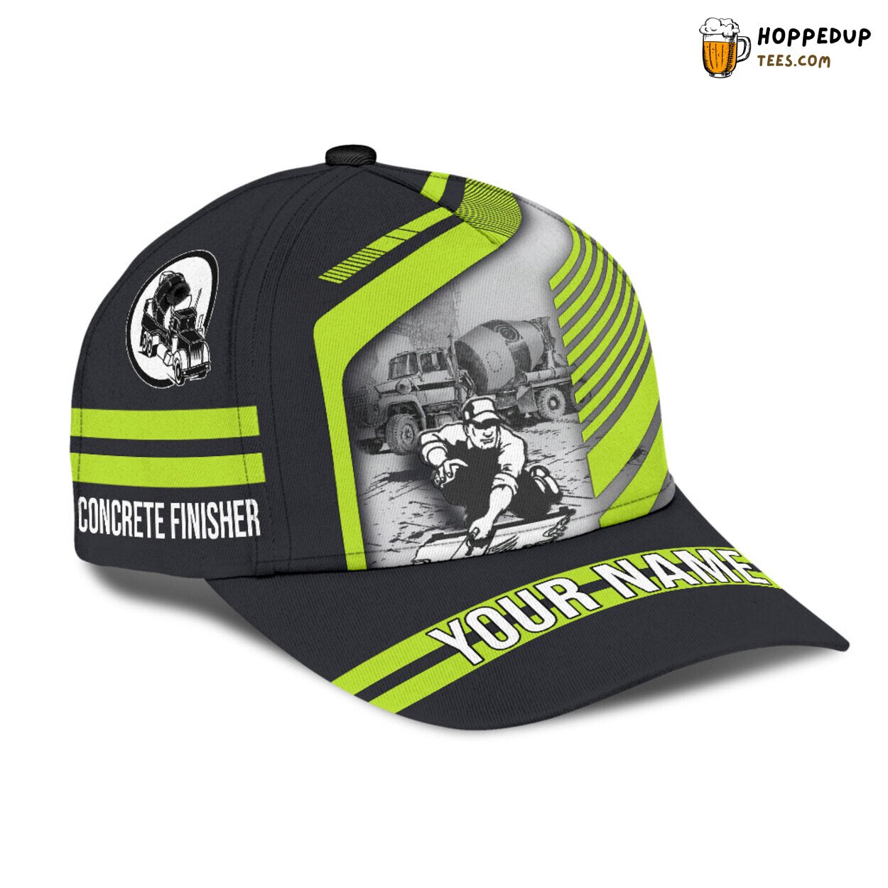 Personalized Concrete Finisher Poured Classic Cap Men Women Concrete Hat
