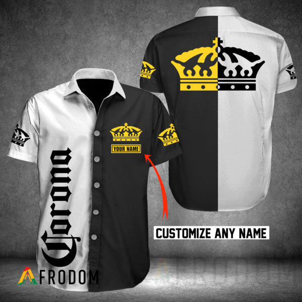 Personalized Corona Extra Beer Multicolor Button Shirt HU