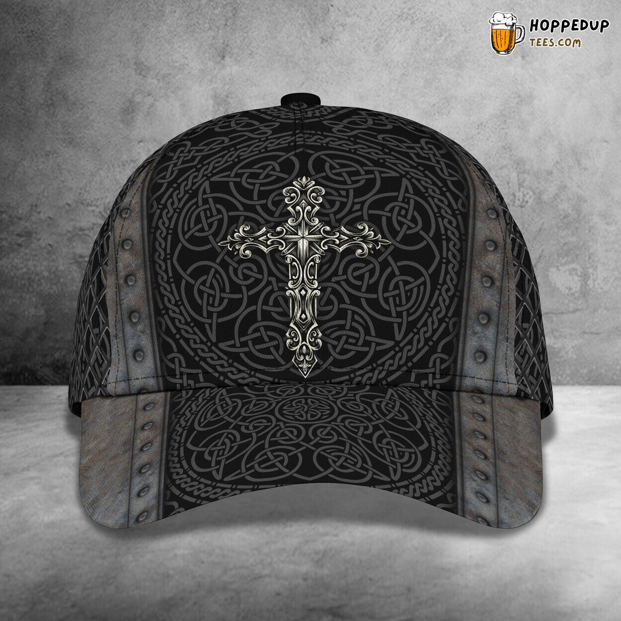 Personalized Cross Emblem Classic Cap 3D Unique Custom Name Spiritual Fit