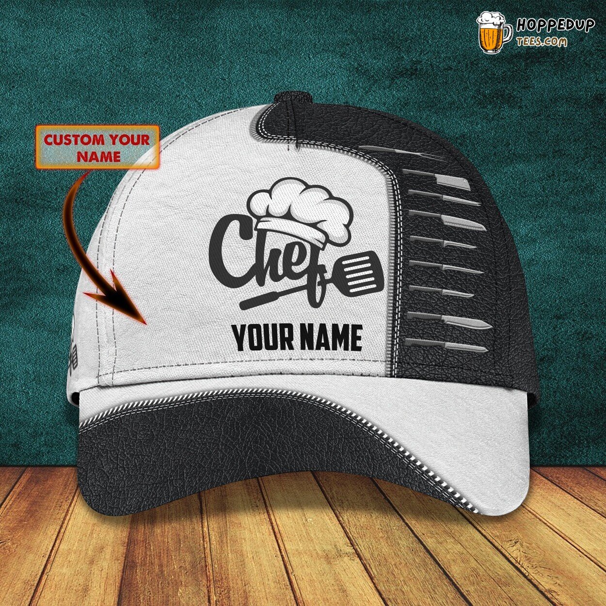 Personalized Culinary Artist Chef Classic Cap 3D Unique Kitchen Design Space
