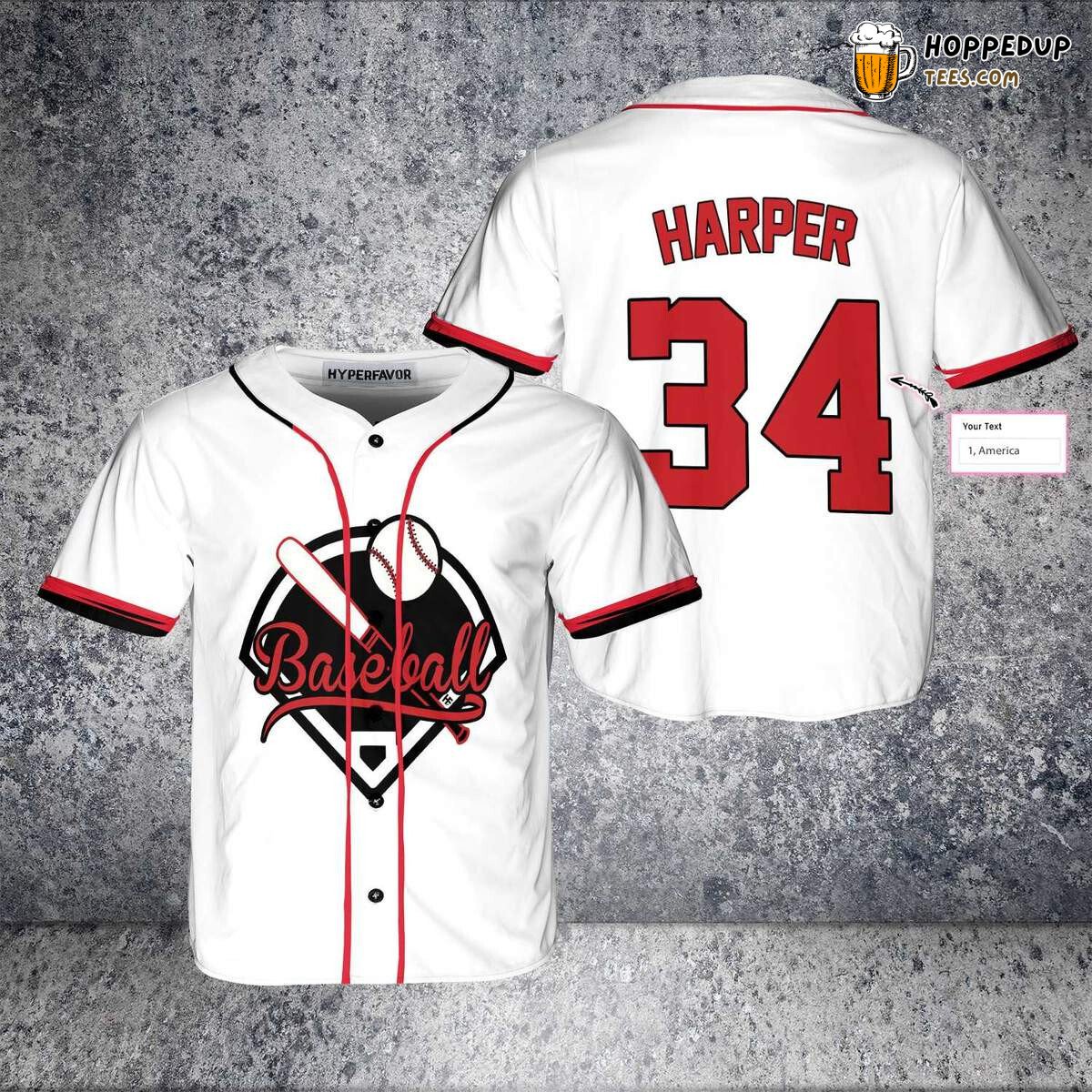 Personalized Custom Baseball Lover Baseball Tee Jersey Shirts 3D
