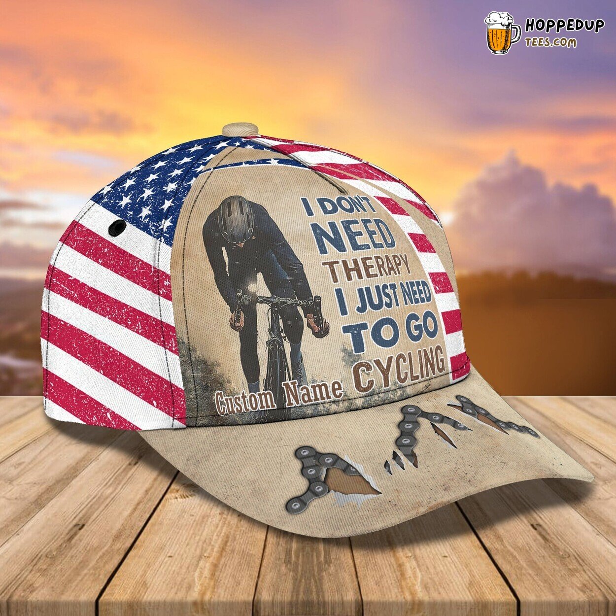 Personalized Cycling Passion Classic Cap 3D Unique Custom Road Adventure