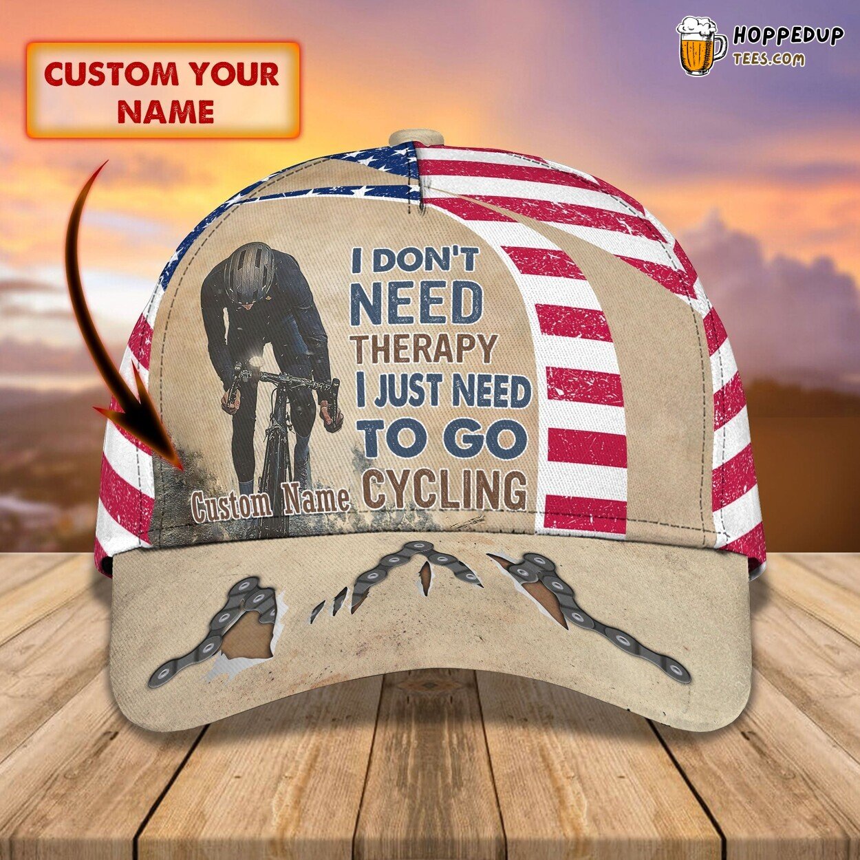 Personalized Cycling Passion Classic Cap 3D Unique Custom Road Adventure