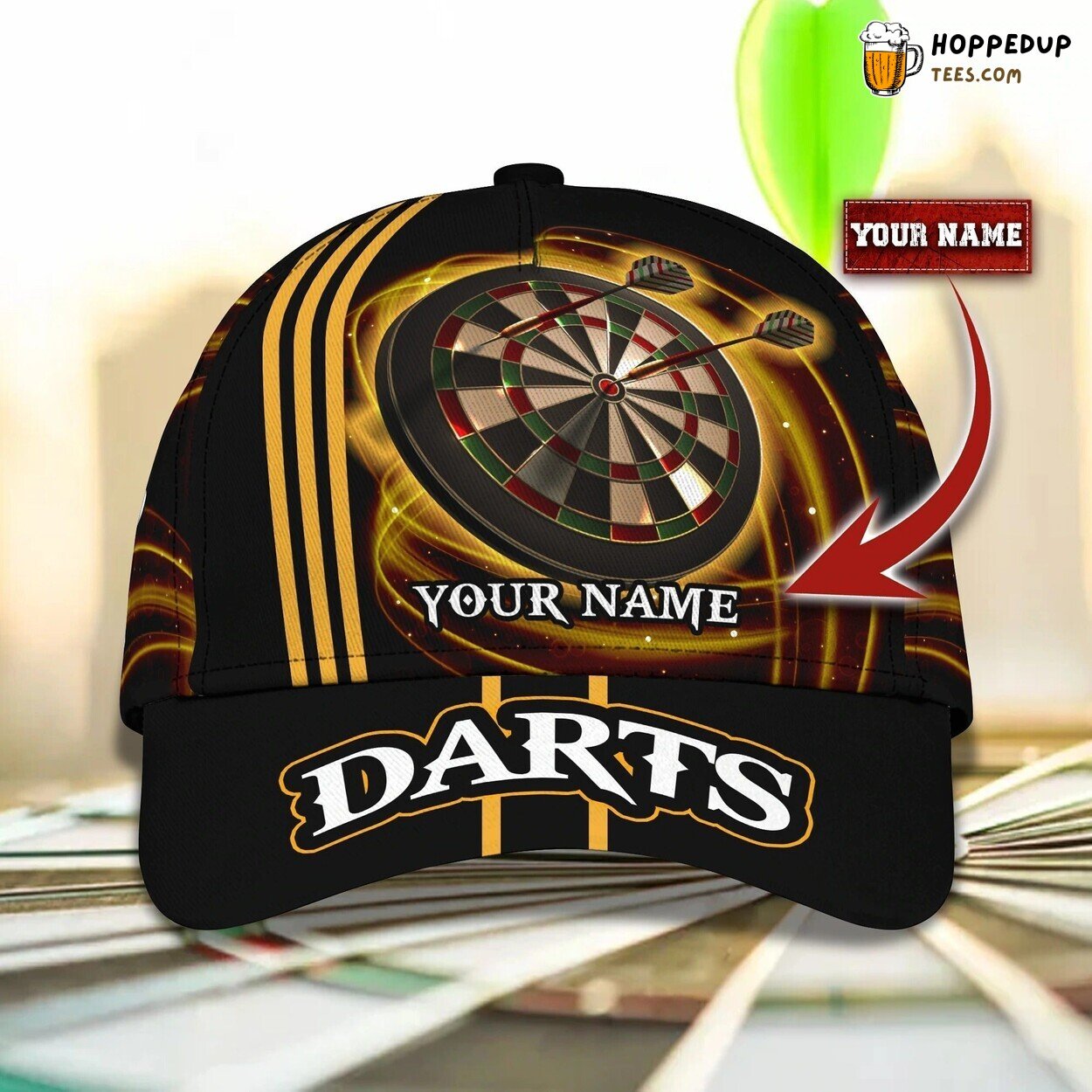 Personalized Dart Classic Cap Darter Friend Gift Dart Lover Hat