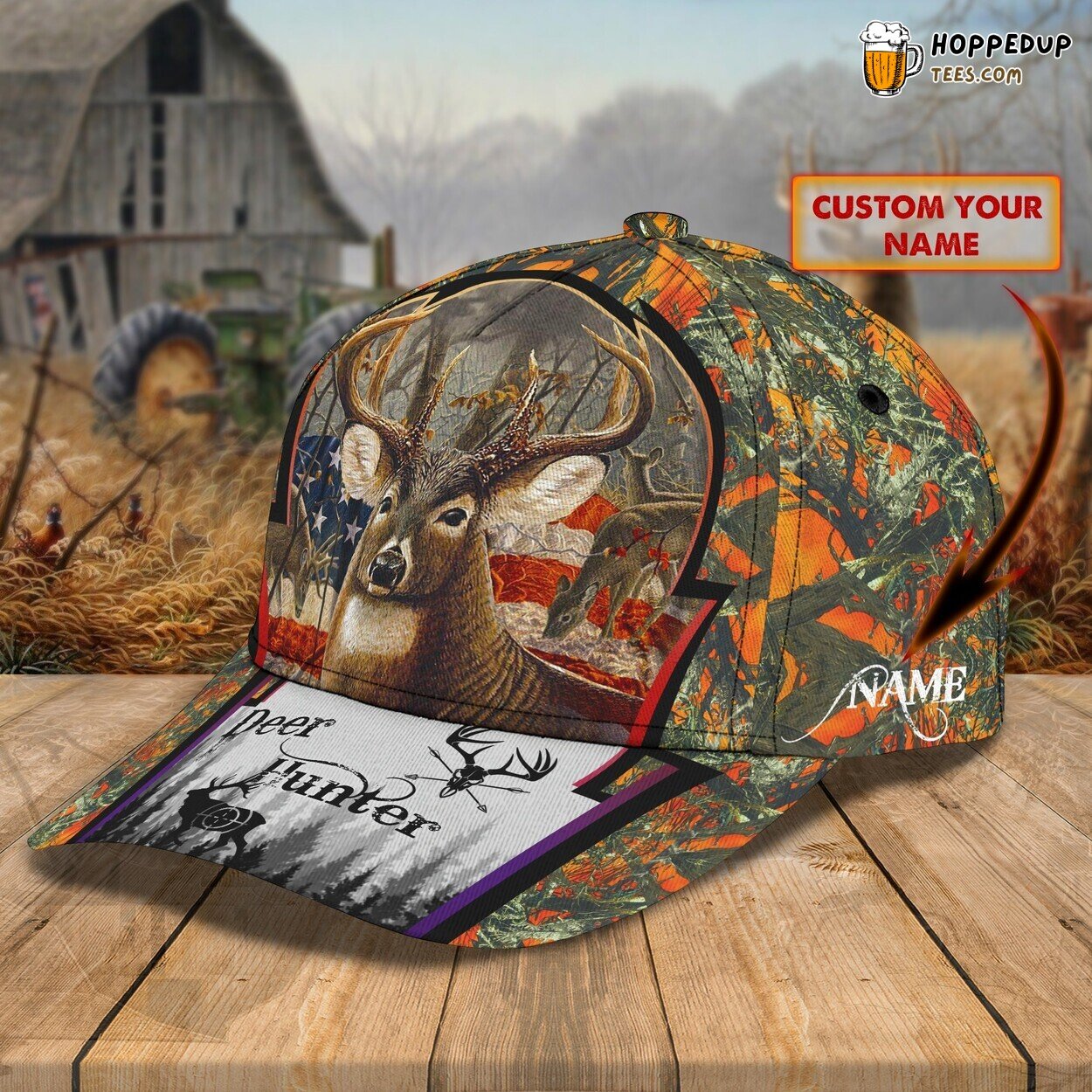 Personalized Deer Hunting 3D Design Classic Cap Best Elegance Look