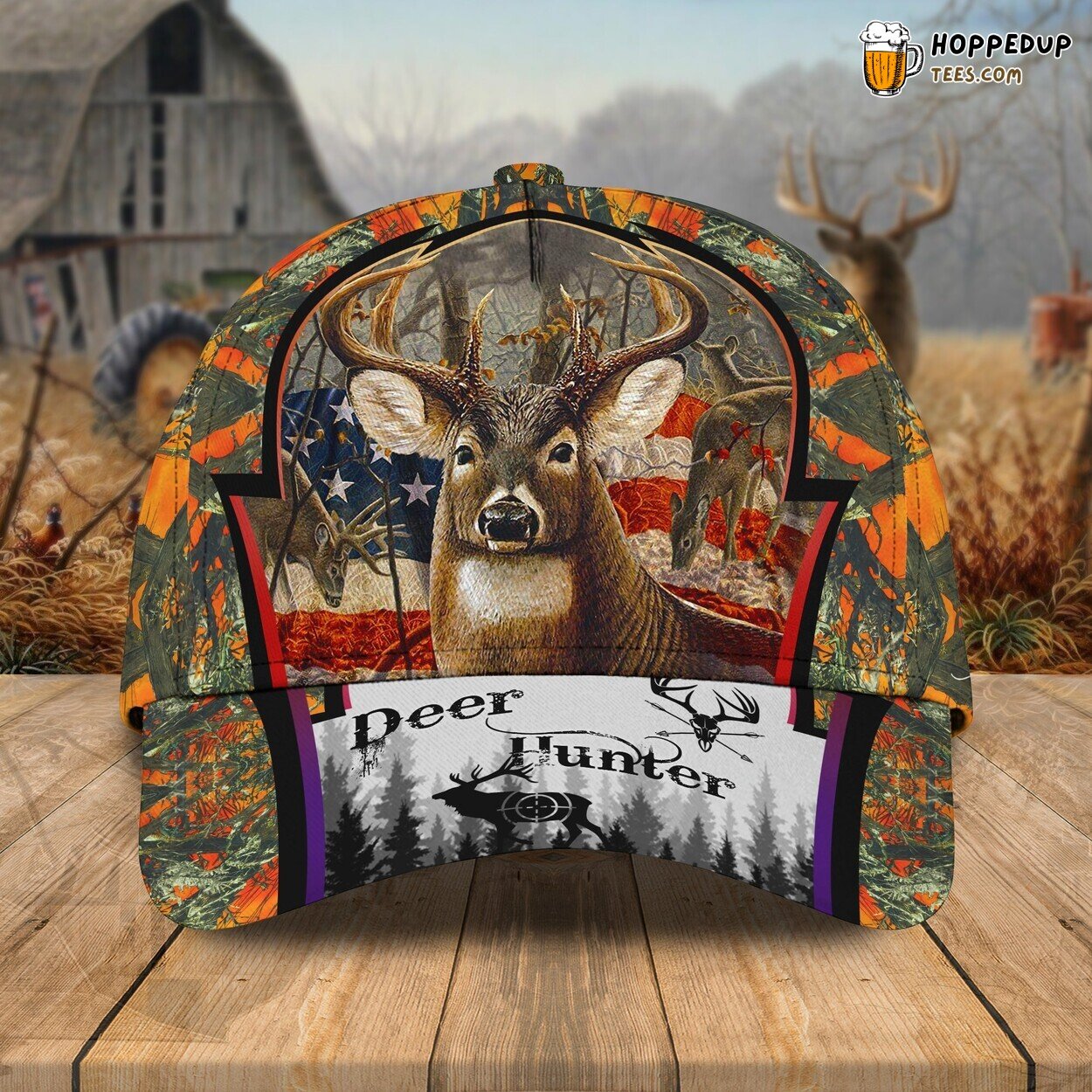 Personalized Deer Hunting 3D Design Classic Cap Best Elegance Look