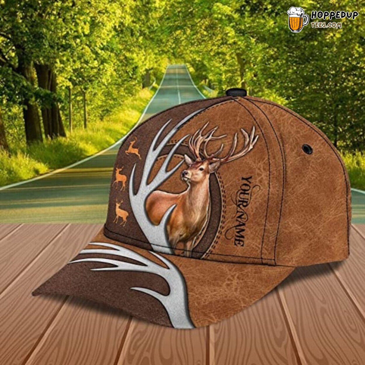Personalized Deer Hunting Snapback Cap Men Women Hunter’s Choice