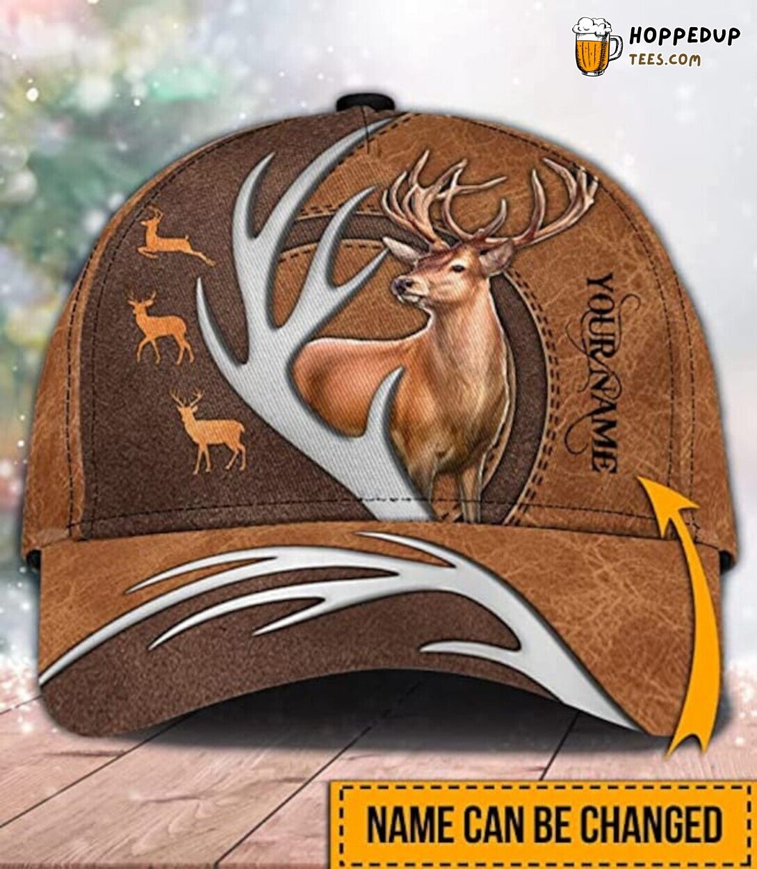 Personalized Deer Hunting Snapback Cap Men Women Hunter’s Choice
