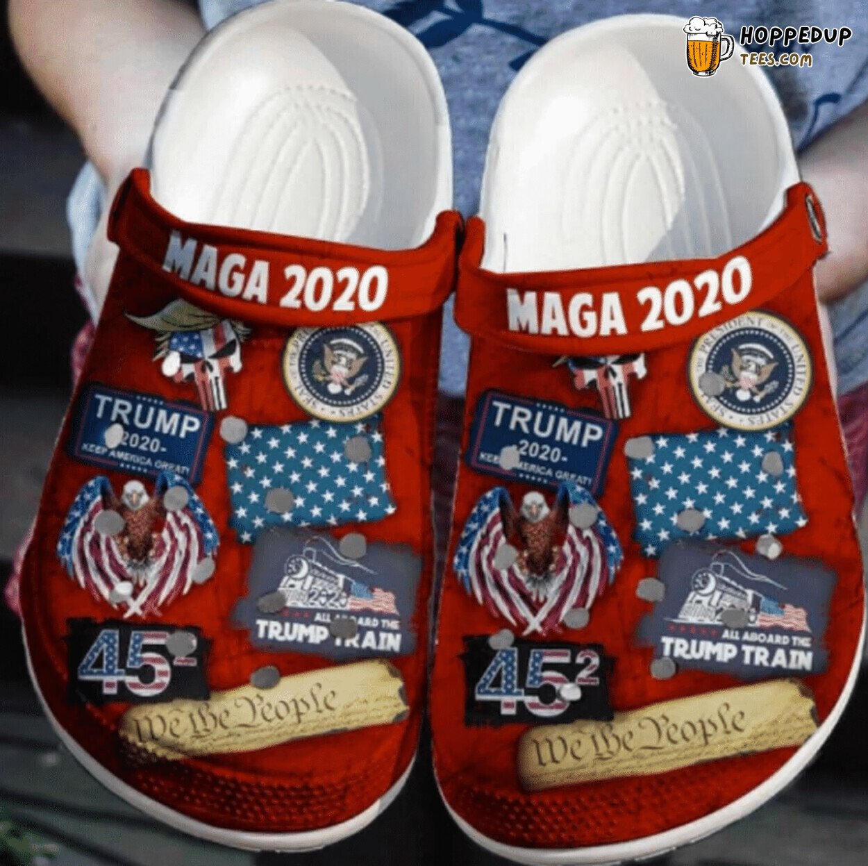 Personalized Donald Trump Ultra Maga King Themed Comfortable Clogs