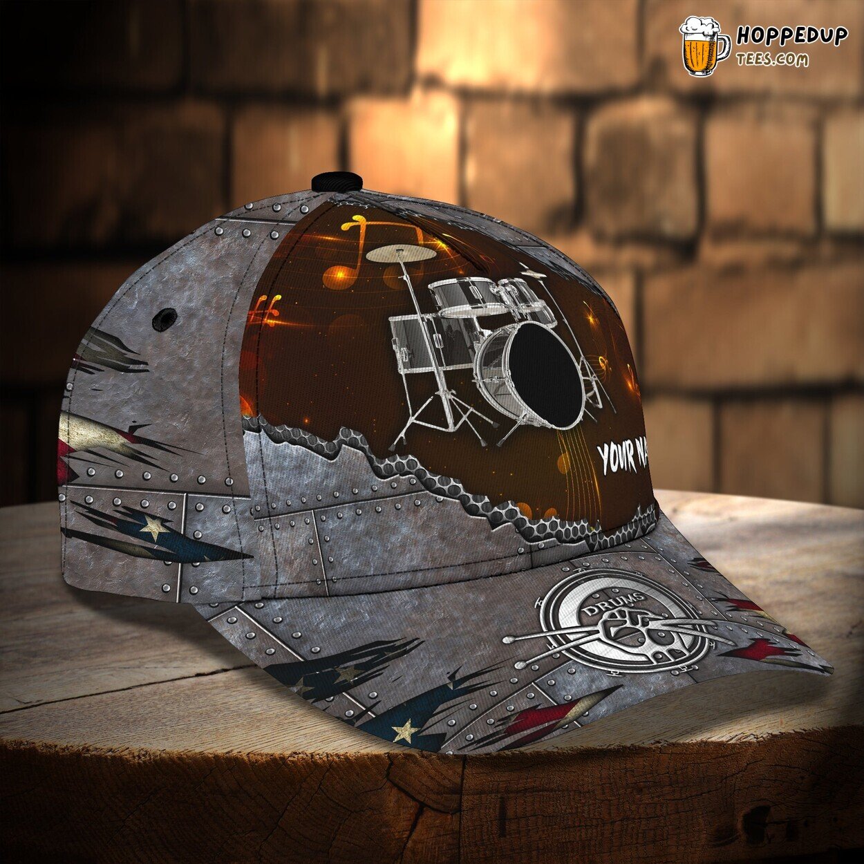 Personalized Drummer Theme Classic Cap 3D Unique Custom Name Design Space Personalized Drummer Theme Classic Cap 3D Unique Custom Name Design Space