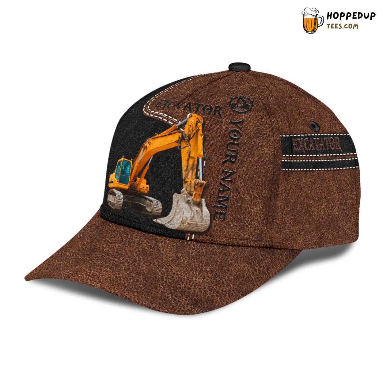 Personalized Excavator Equipment Baseball Cap Gift Excavator Man Hat
