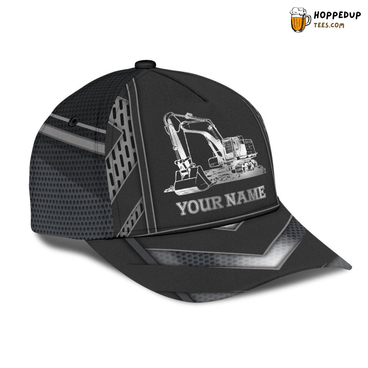 Personalized Excavator Equipment Cap Men Women Excavator 3D Gift Hat Personalized Excavator Equipment Cap Men Women Excavator 3D Gift Hat