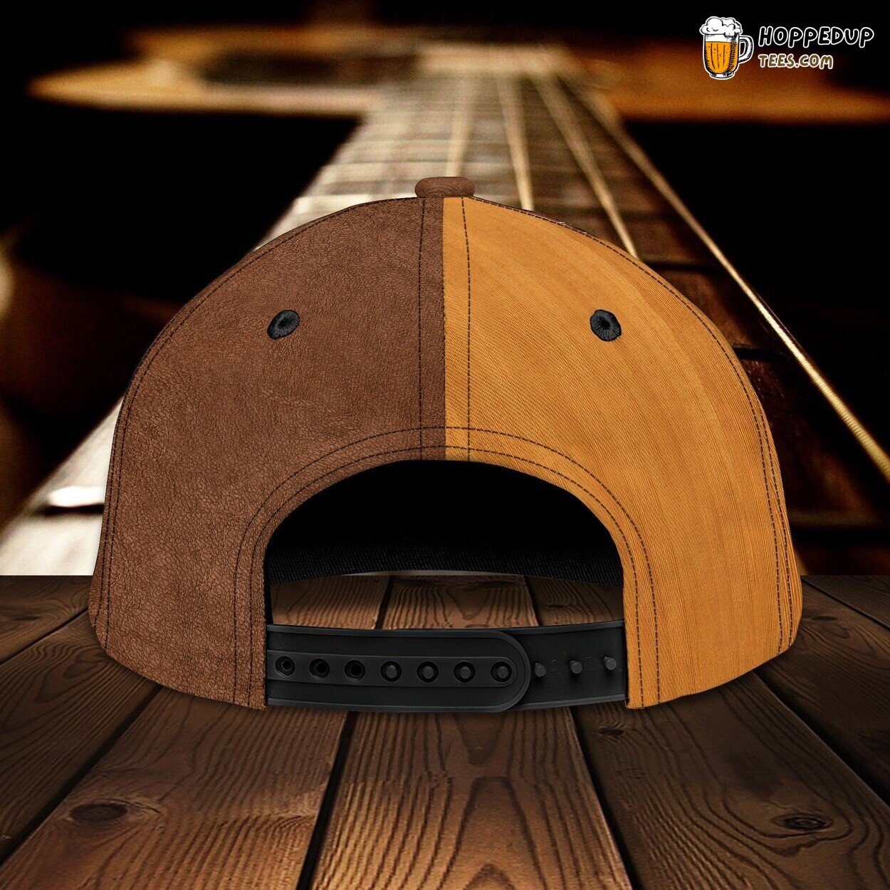 Personalized Guitar 3D Cap Musician Design Music Second Language Hat Gift