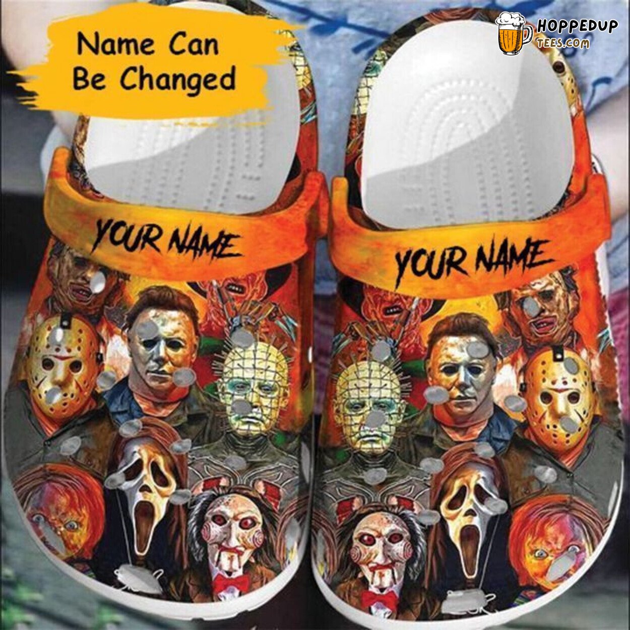 Personalized Horror Movies Halloween Classic Comfortable Clogs