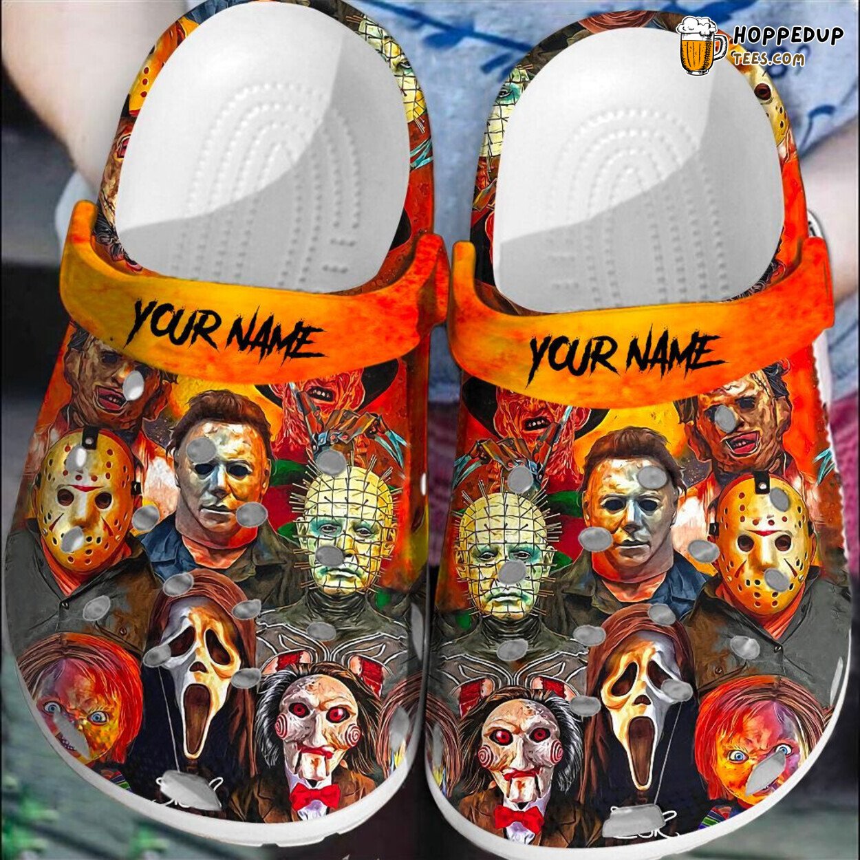 Personalized Horror Movies Halloween Classic Comfortable Unique Clogs