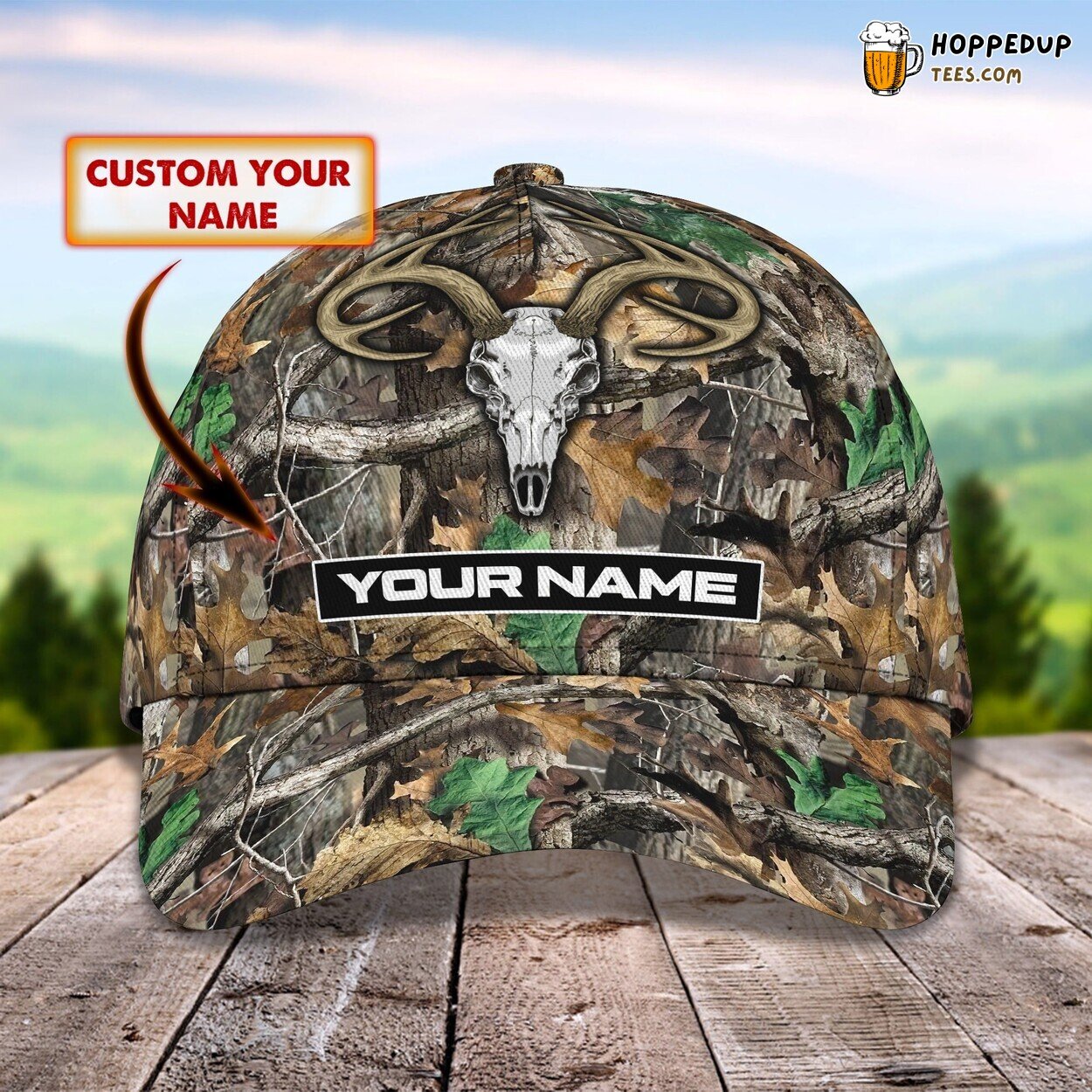 Personalized Hunting Lover Classic Cap 3D Unique Custom Name Outdoor Design