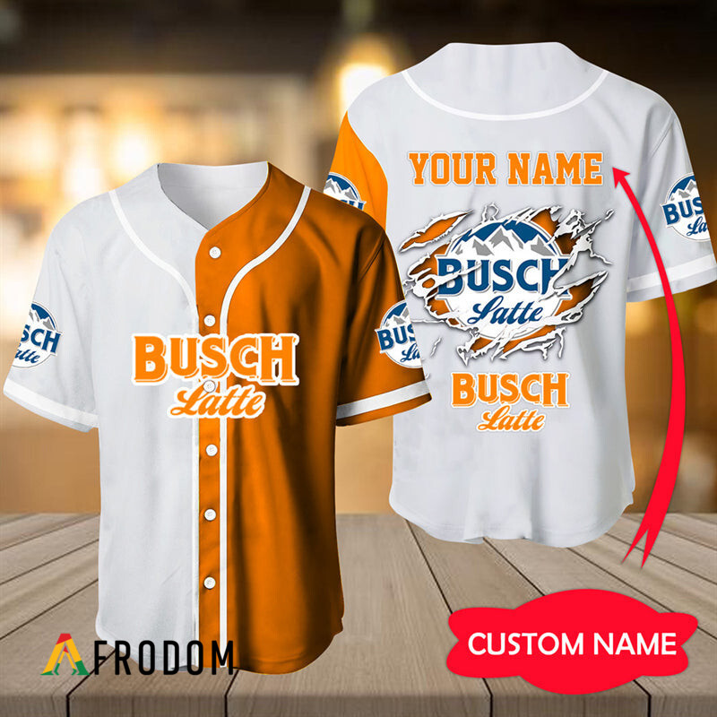 Personalized Jersey Shirt with Busch Latte Theme HU