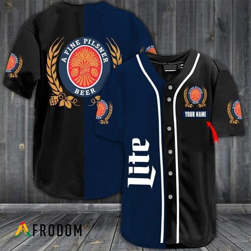 Personalized Jersey Shirt with Miller Lite Theme HU