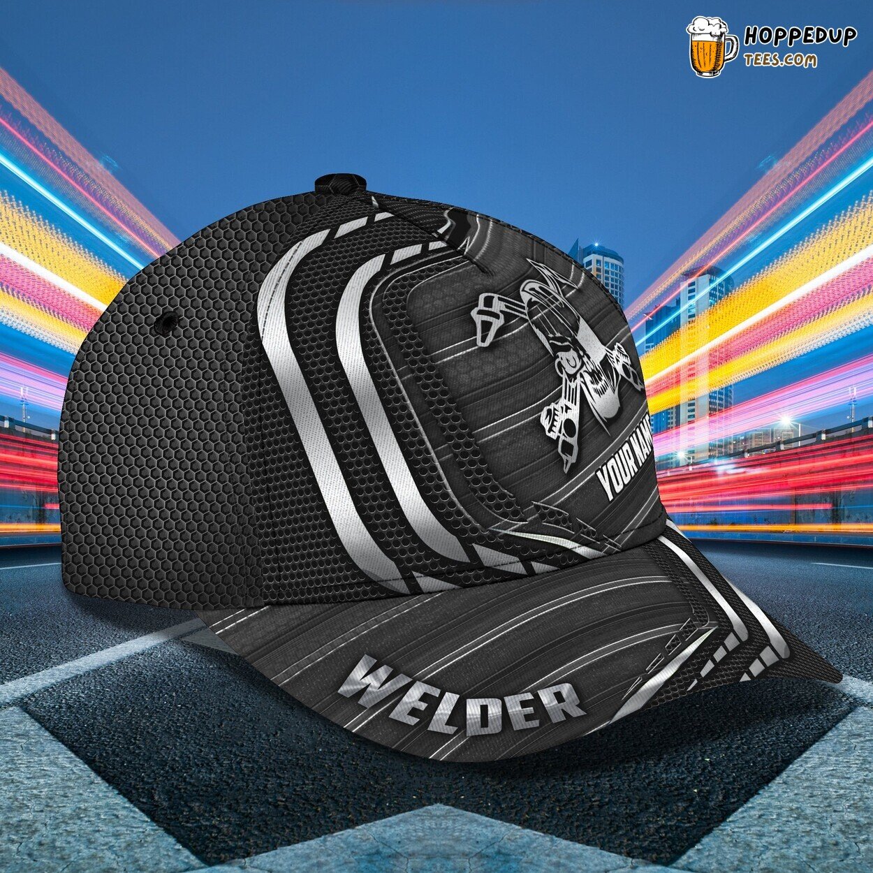 Personalized Metal Crafting Welder Classic Cap 3D Unique Workshop Design