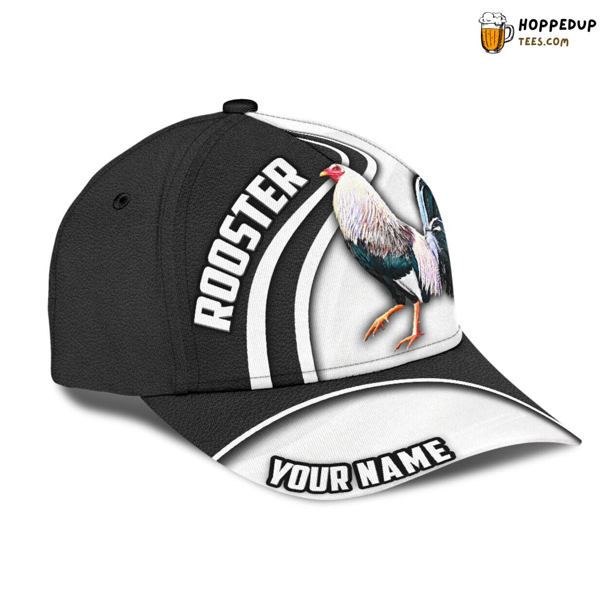 Personalized Mexican Rooster 3D Print Cap Mexico Chicken Baseball Hat
