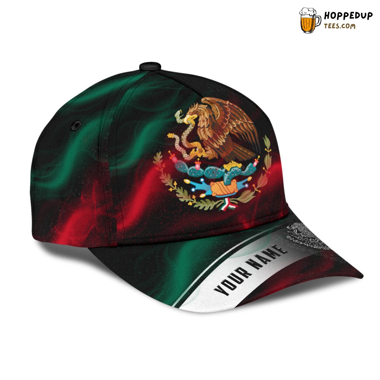 Personalized Mexico Smoke 3D Classic Cap Unique Design Baseball Hat Wear Personalized Mexico Smoke 3D Classic Cap Unique Design Baseball Hat Wear