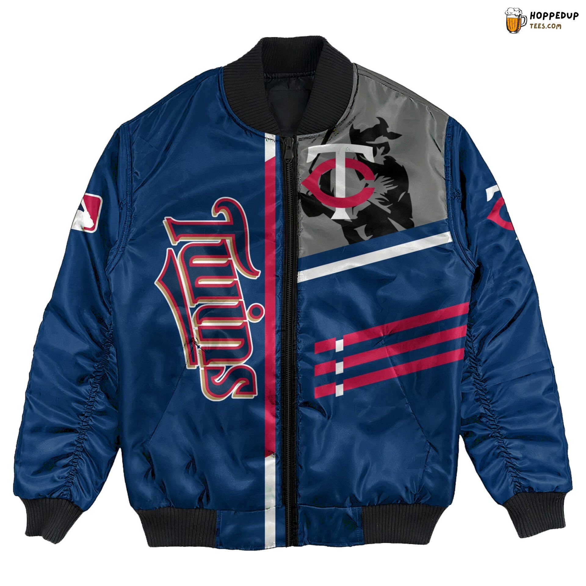 Personalized Minnesota Twins MLB Name Number Bomber Jacket Style