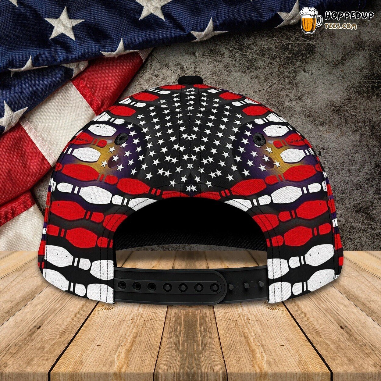 Personalized Name 3D Print Bowling Hat Unique Team Bowler Design Classic Cap