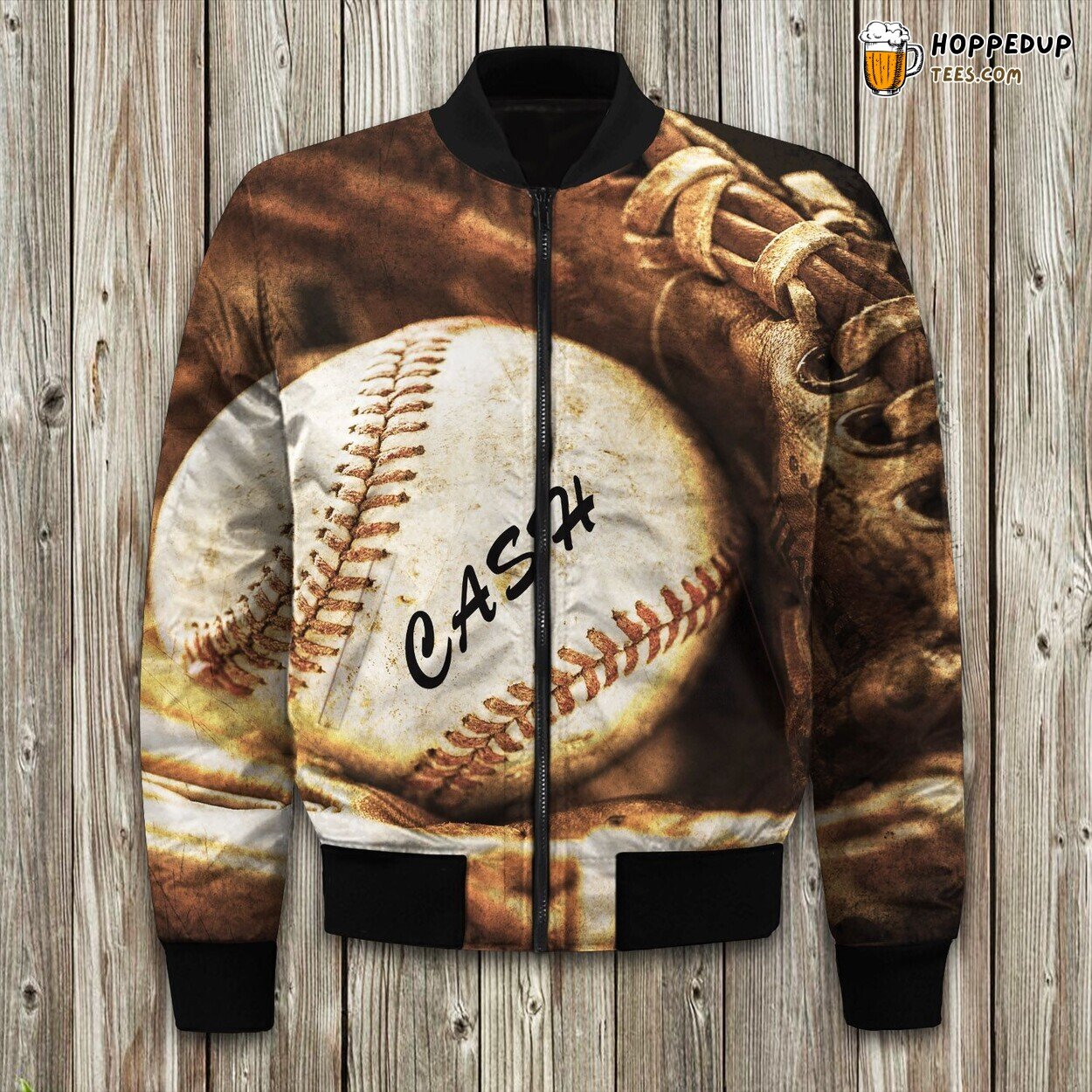 Personalized Name Baseball Personalized Bomber Jacket