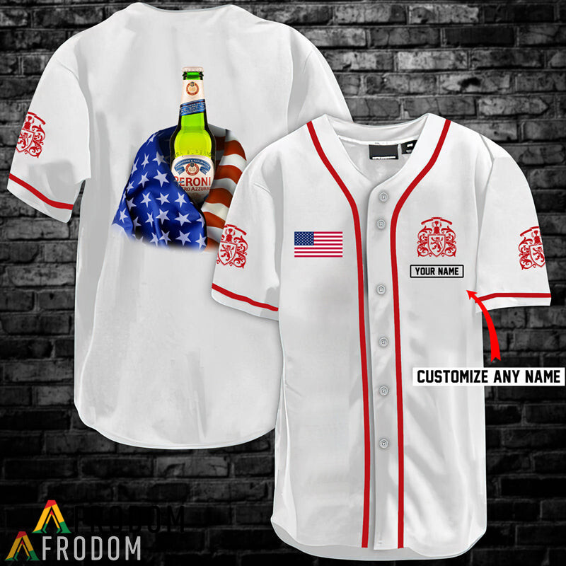 Personalized PeroniBeer UsaFlag Jersey Shirt HU
