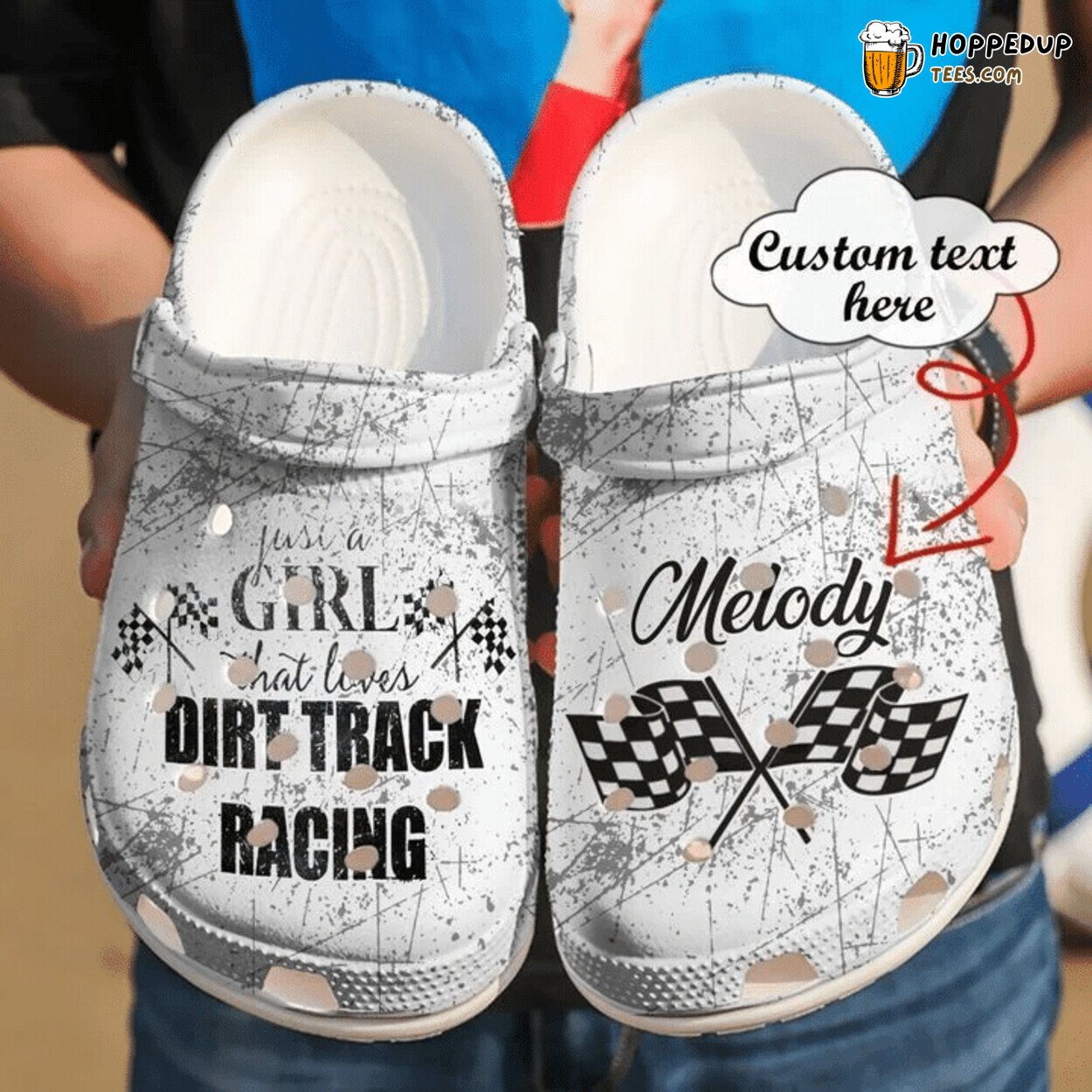 Personalized Racing Dirt Track Life Enthusiast Classic Clogs Footwear