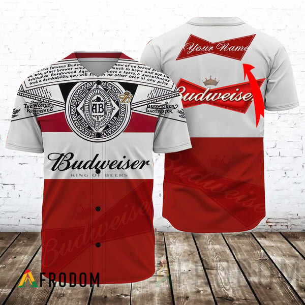 Personalized Retro Budweiser Beer Jersey HU