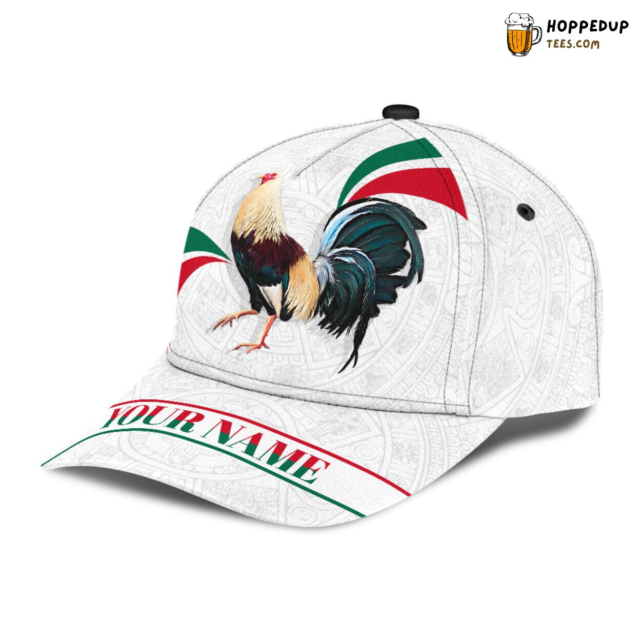 Personalized Rooster 3D Print Baseball Cap Men Women Chicken Lover Hat