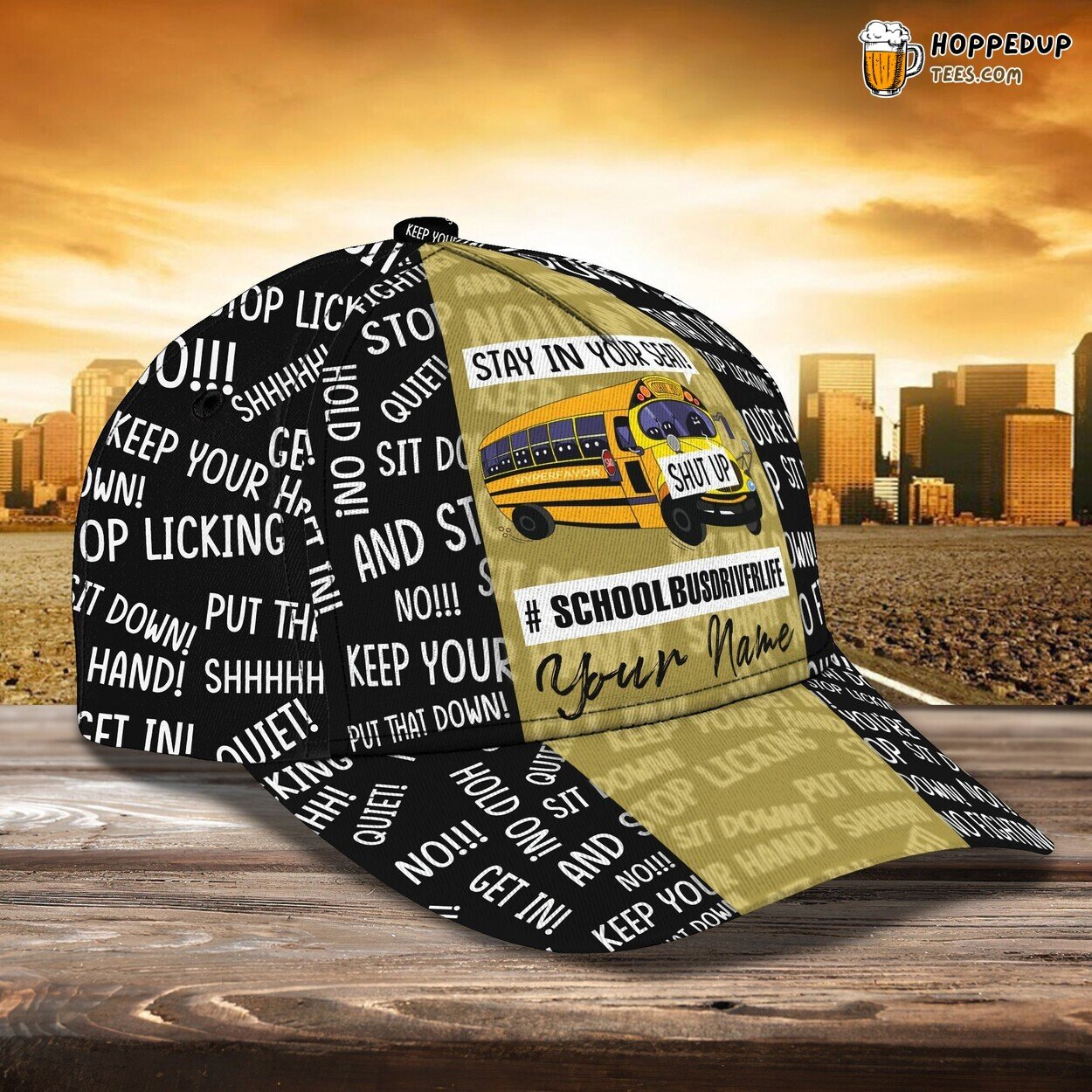 Personalized Schoolbus Driver Classic Cap 3D Unique Design Custom Trip Personalized Schoolbus Driver Classic Cap 3D Unique Design Custom Trip