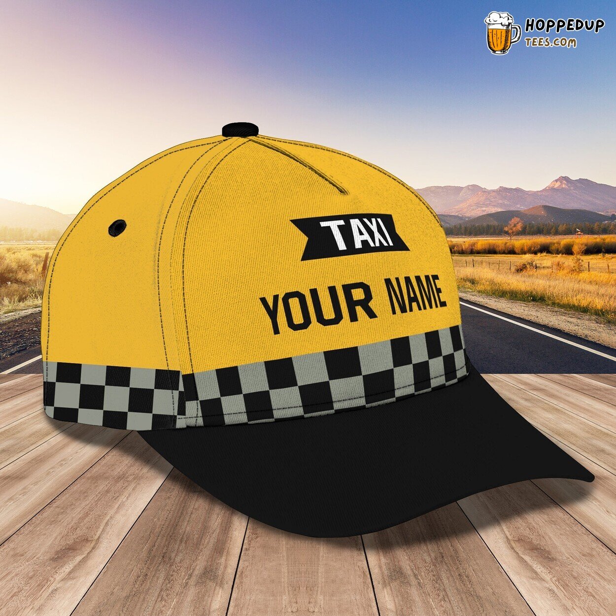 Personalized Taxi Driver Theme Classic Cap 3D Unique Custom Name Journey Personalized Taxi Driver Theme Classic Cap 3D Unique Custom Name Journey