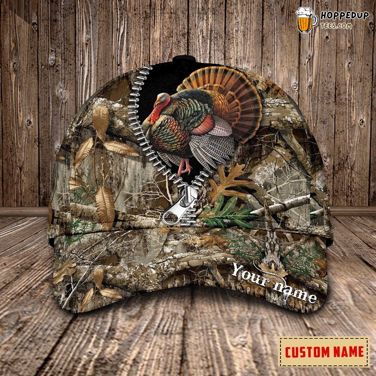 Personalized Turkey Hunting Cap Ideal Gift Hunting Lover Dad Father’s Day Love