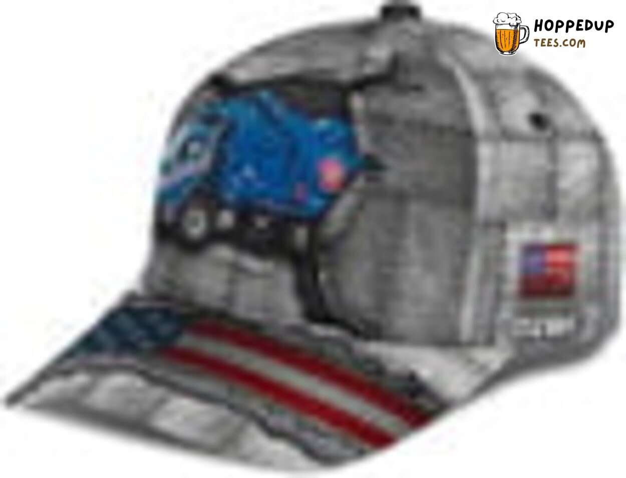 Personalized US Garbage Truck 3D Cap Unique Truck Driver Special Gift