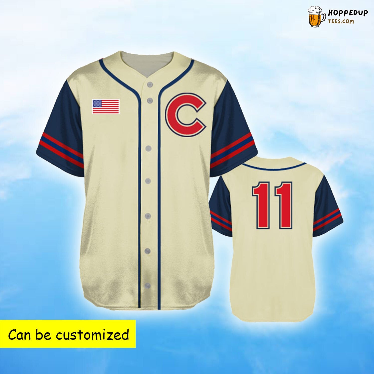 Personalized USA Pastime Baseball Tee Jersey Shirts 3D