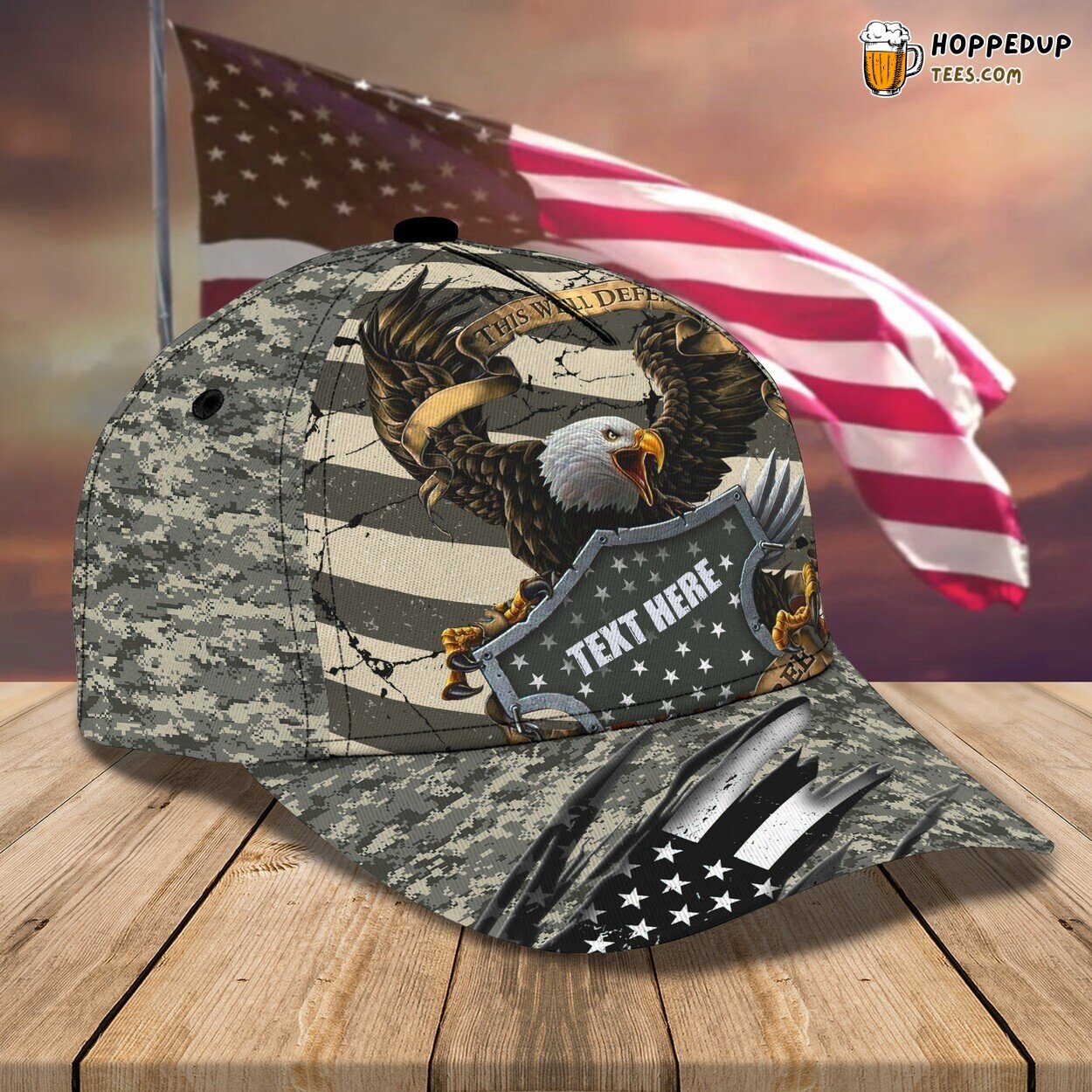 Personalized Veteran 3D Baseball Cap Unique Design Gift Hat Classic