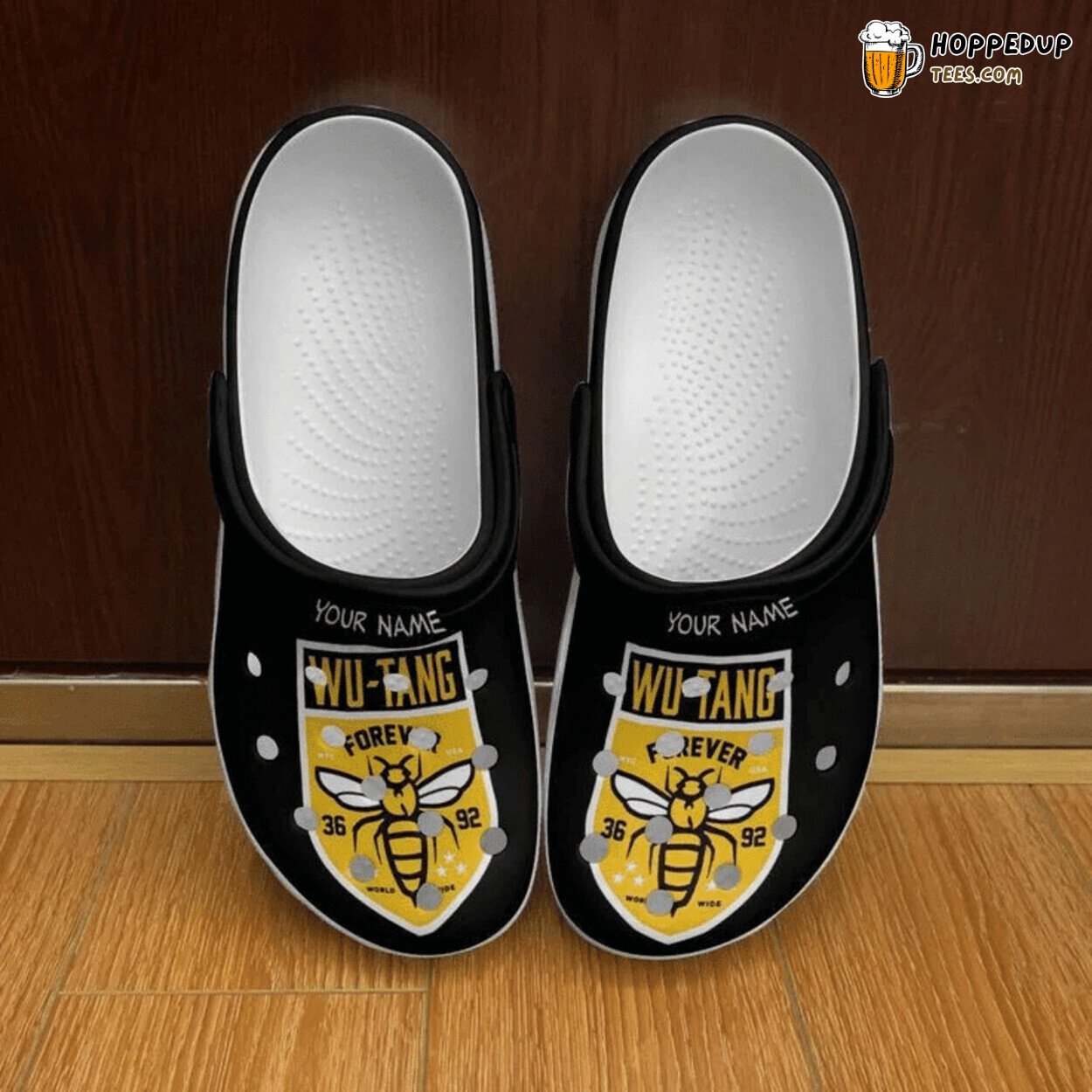 Personalized W Tang Killa Bee Themed Unique Clog Shoes Comfortable Wear