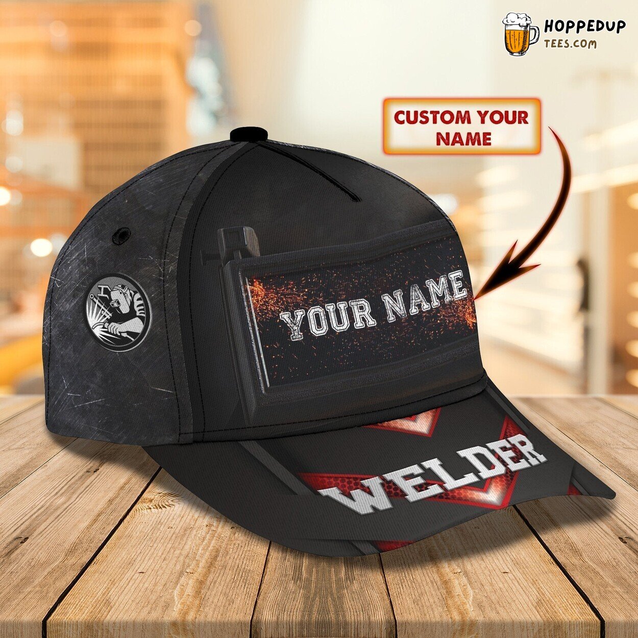 Personalized Welder Baseball Cap Summer Travel Classic Welder Gift Hat