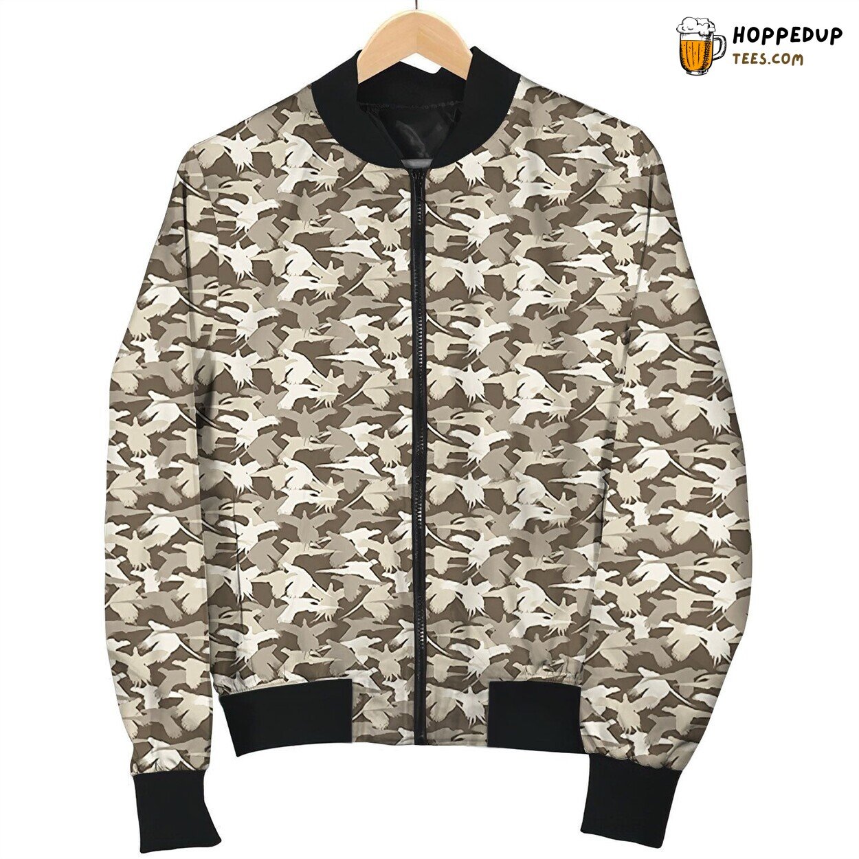 Pheasant Hunting Pattern Bomber Jacket