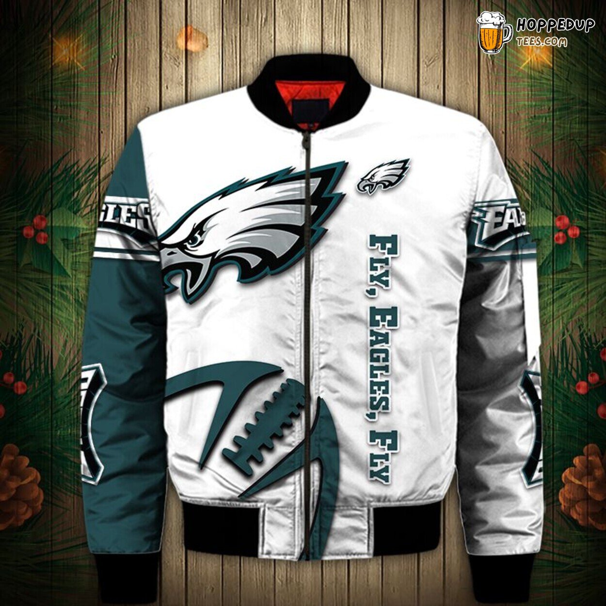 Philadelphia Eagles Balls Graphic Design Bomber Jacket Elite Fan’s Choice