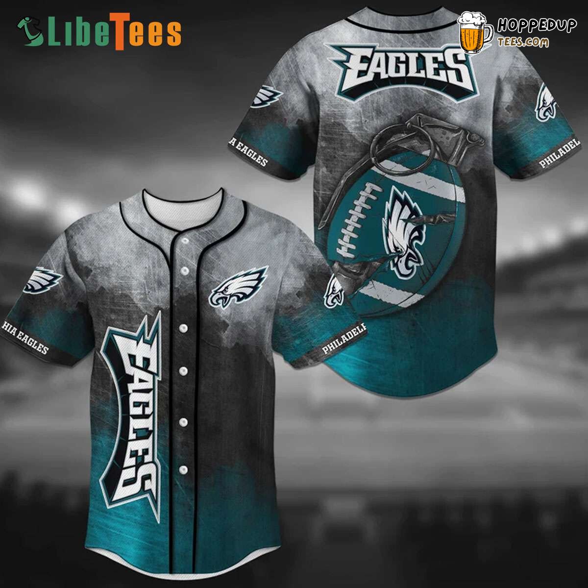 Philadelphia Eagles Baseball Jersey Grenade Perfect Gifts For Your Loved Ones Jersey Shirt