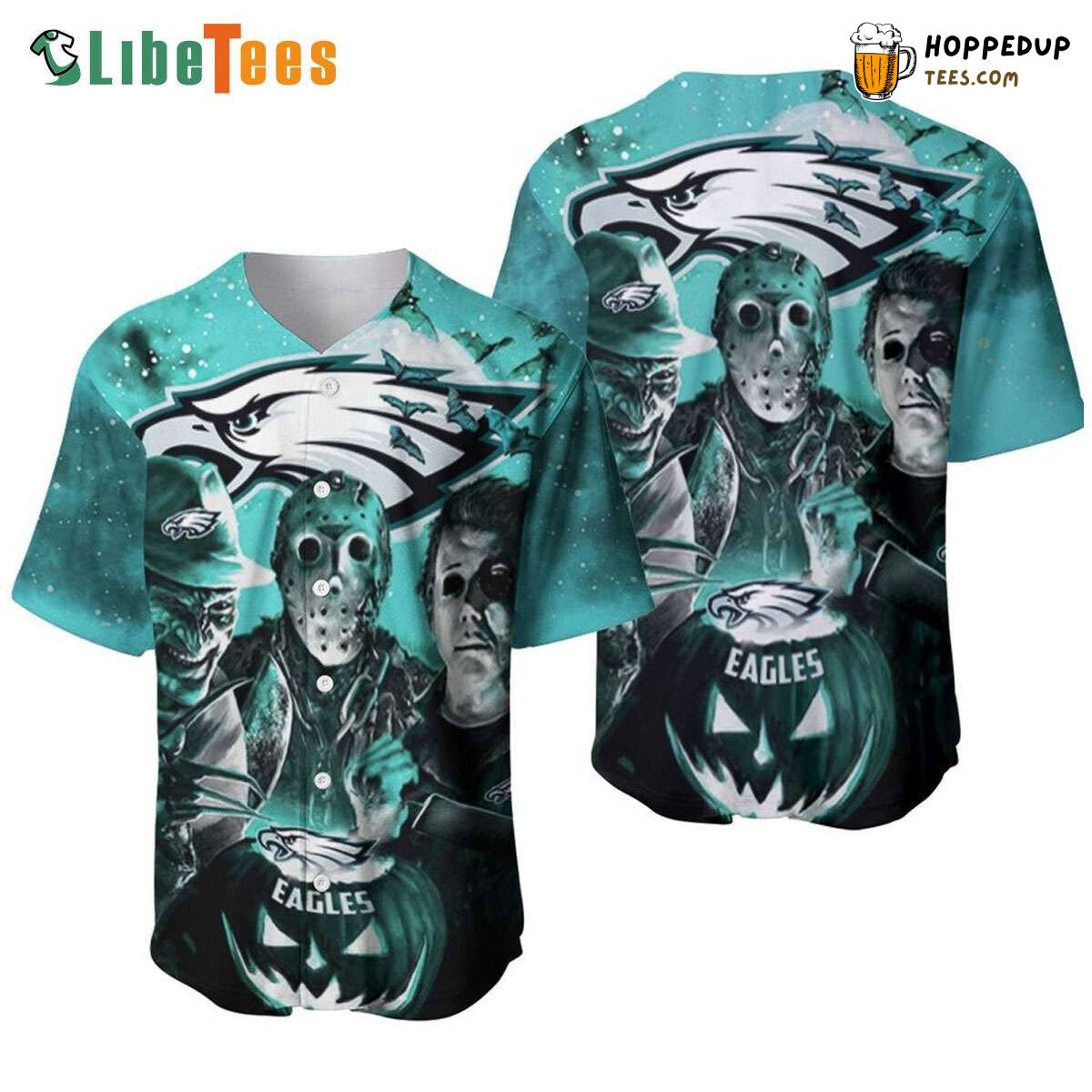 Philadelphia Eagles Baseball Jersey Halloween Perfect Gifts For Your Loved Ones Jersey Shirt