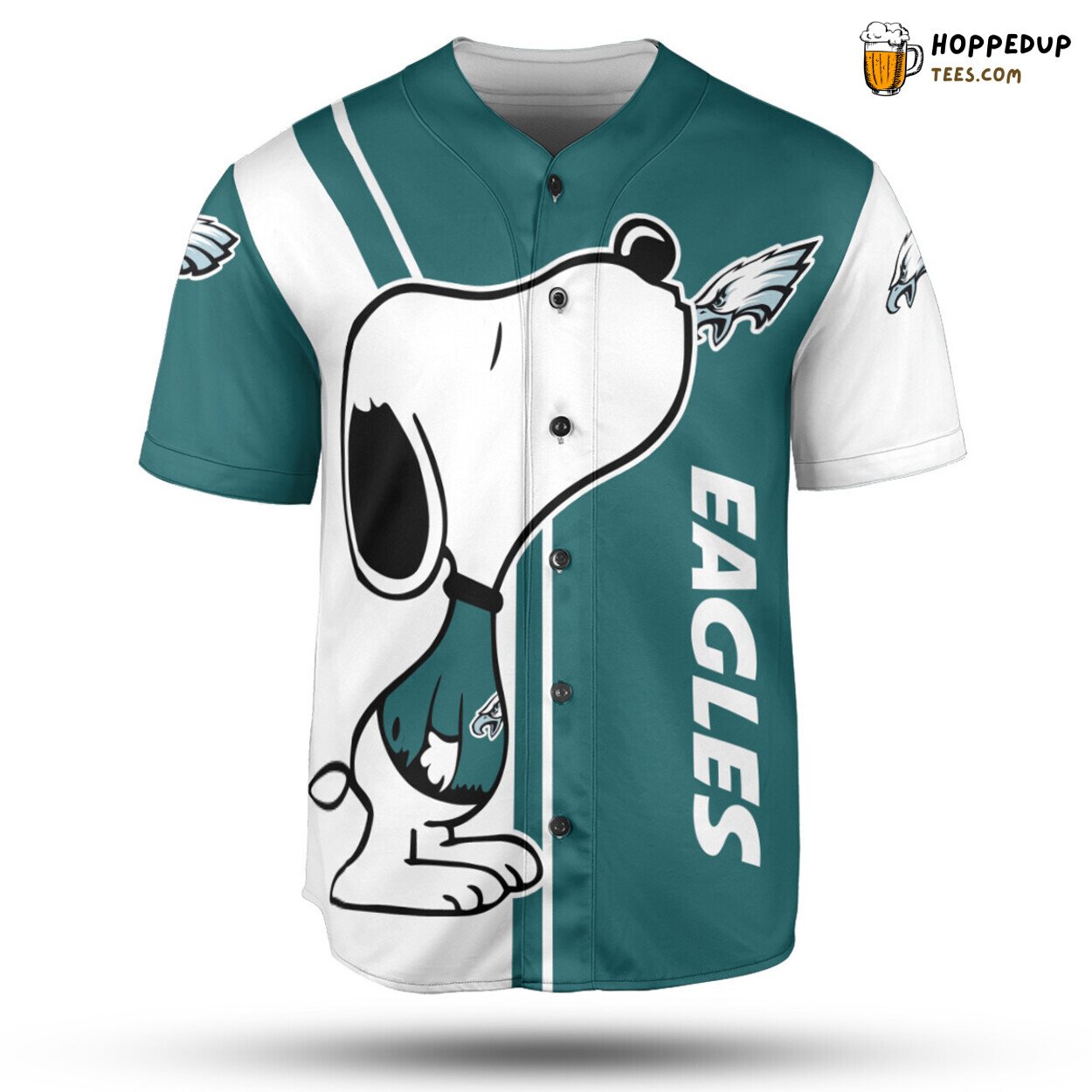 Philadelphia Eagles Baseball Jersey Snoopy Lover Perfect Gifts For Your Loved Ones Jersey Shirt