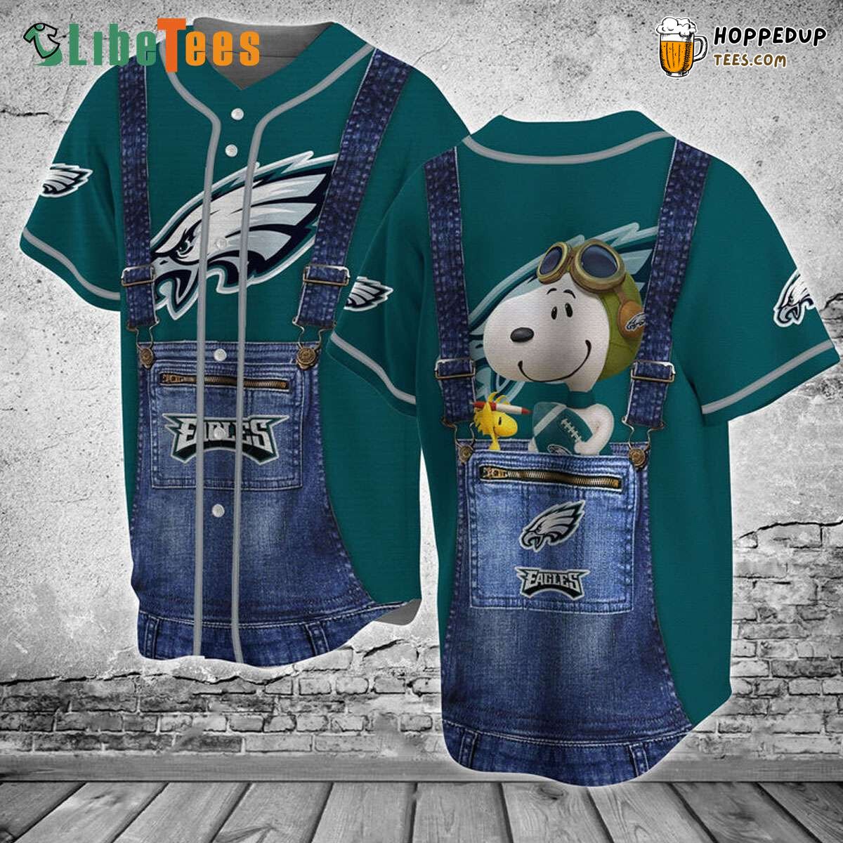 Philadelphia Eagles Baseball Jersey Snoopy Perfect Gifts For Your Loved Ones Jersey Shirt