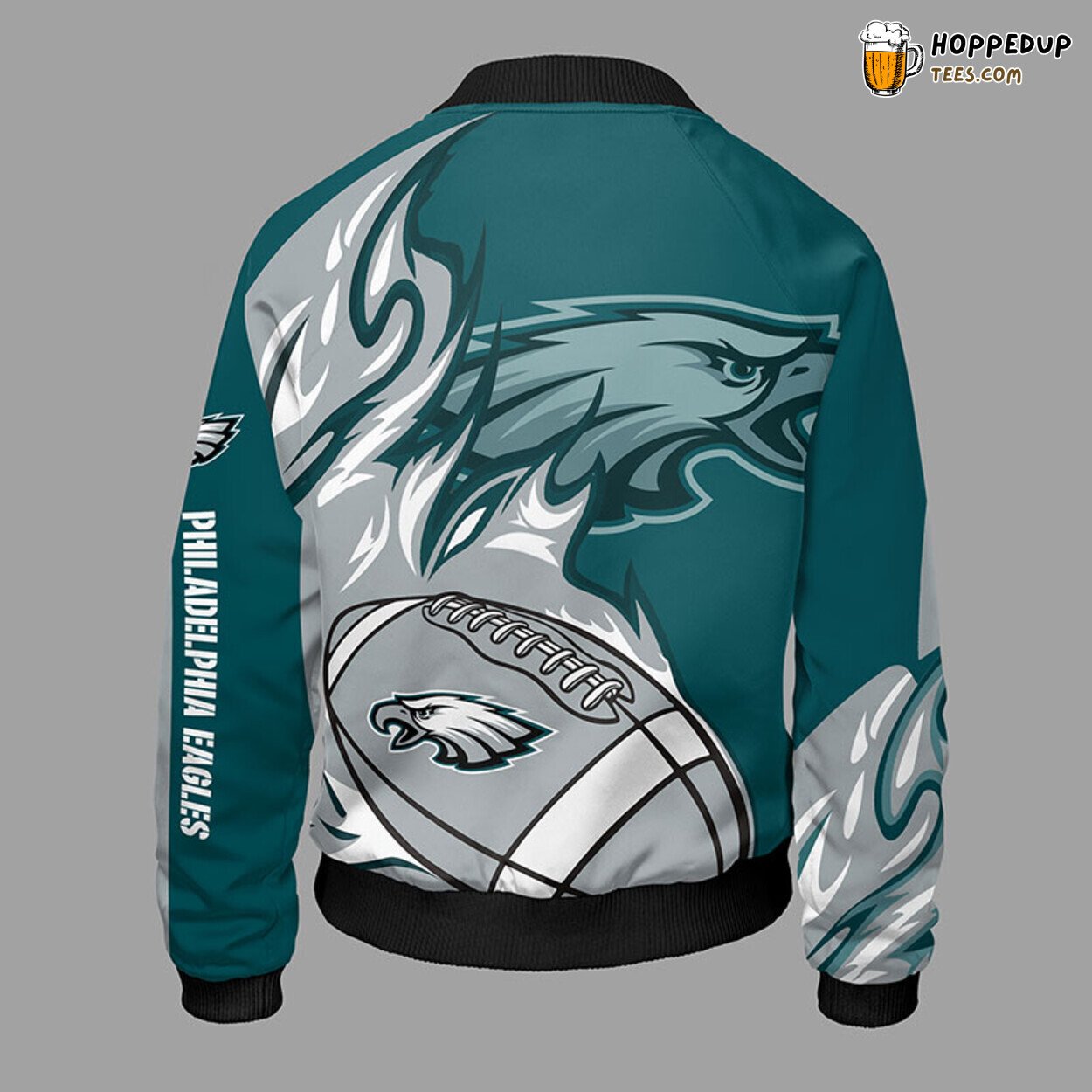 Philadelphia Eagles NFL Distinct Green Bomber Jacket Design