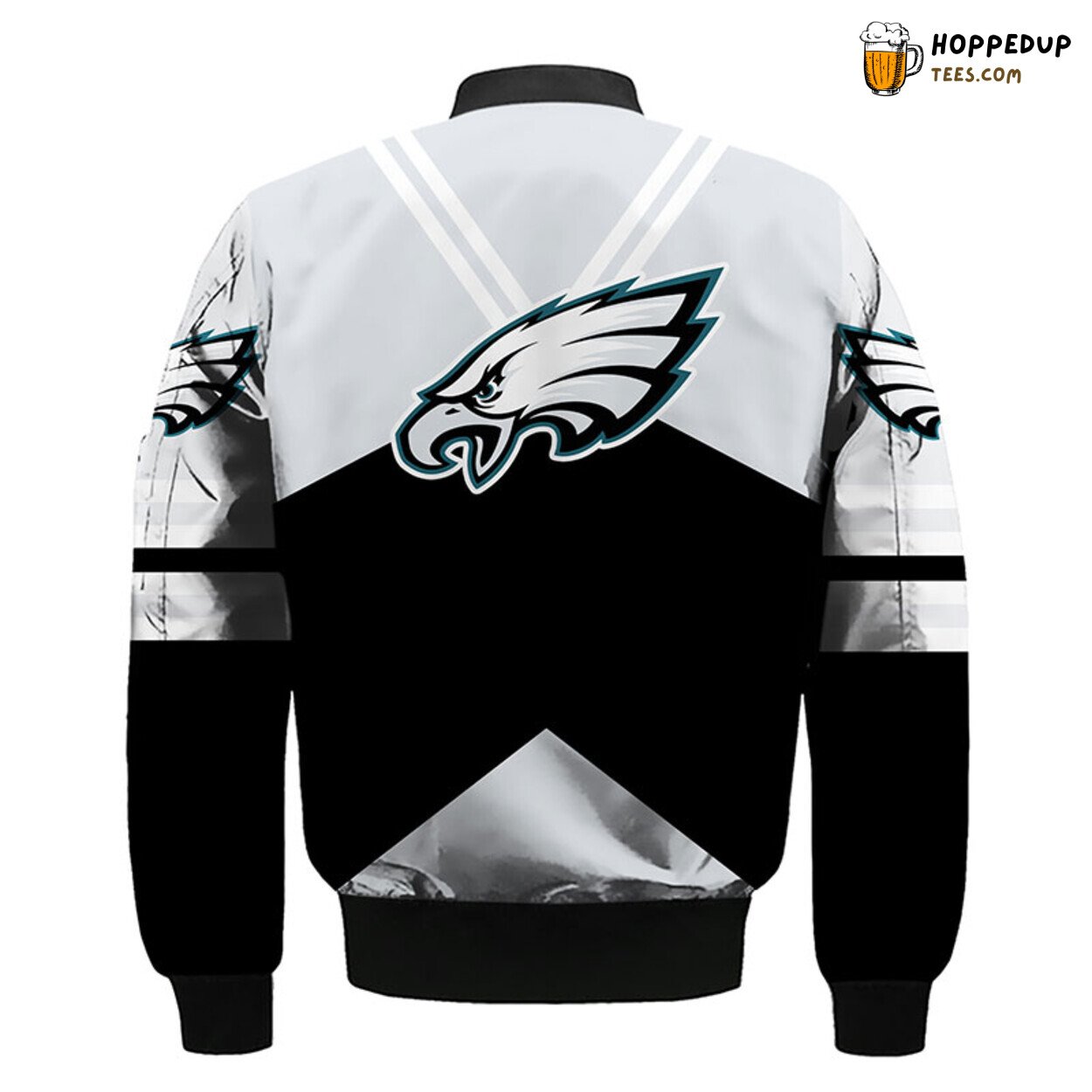 Philadelphia Eagles NFL Unique Silver Bomber Jacket Design