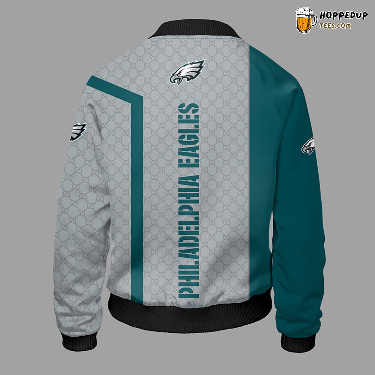 Philadelphia Eagles NFL Unisex Distinct Green Bomber Jacket